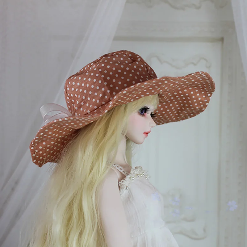 Allaosify BJD SD DD кукла blythe ткань 4 точки 3 точки гигантские детские украшения шляпа от солнца ткань шляпа кукла