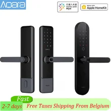 Aqara – serrure de porte intelligente N100 & N200, déverrouillage par empreinte digitale, Bluetooth, mot de passe, NFC, fonctionne avec l'application Mijia Mi Home HomeKit