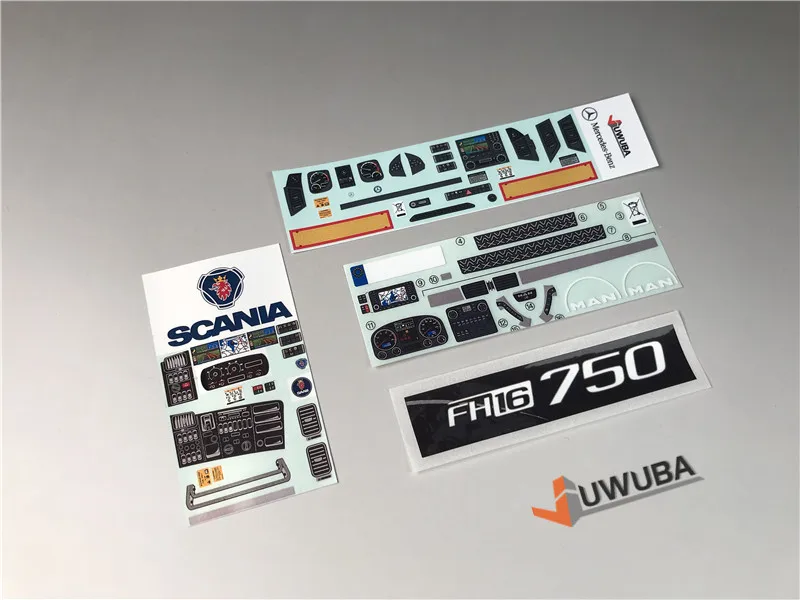 tamiya scania interior