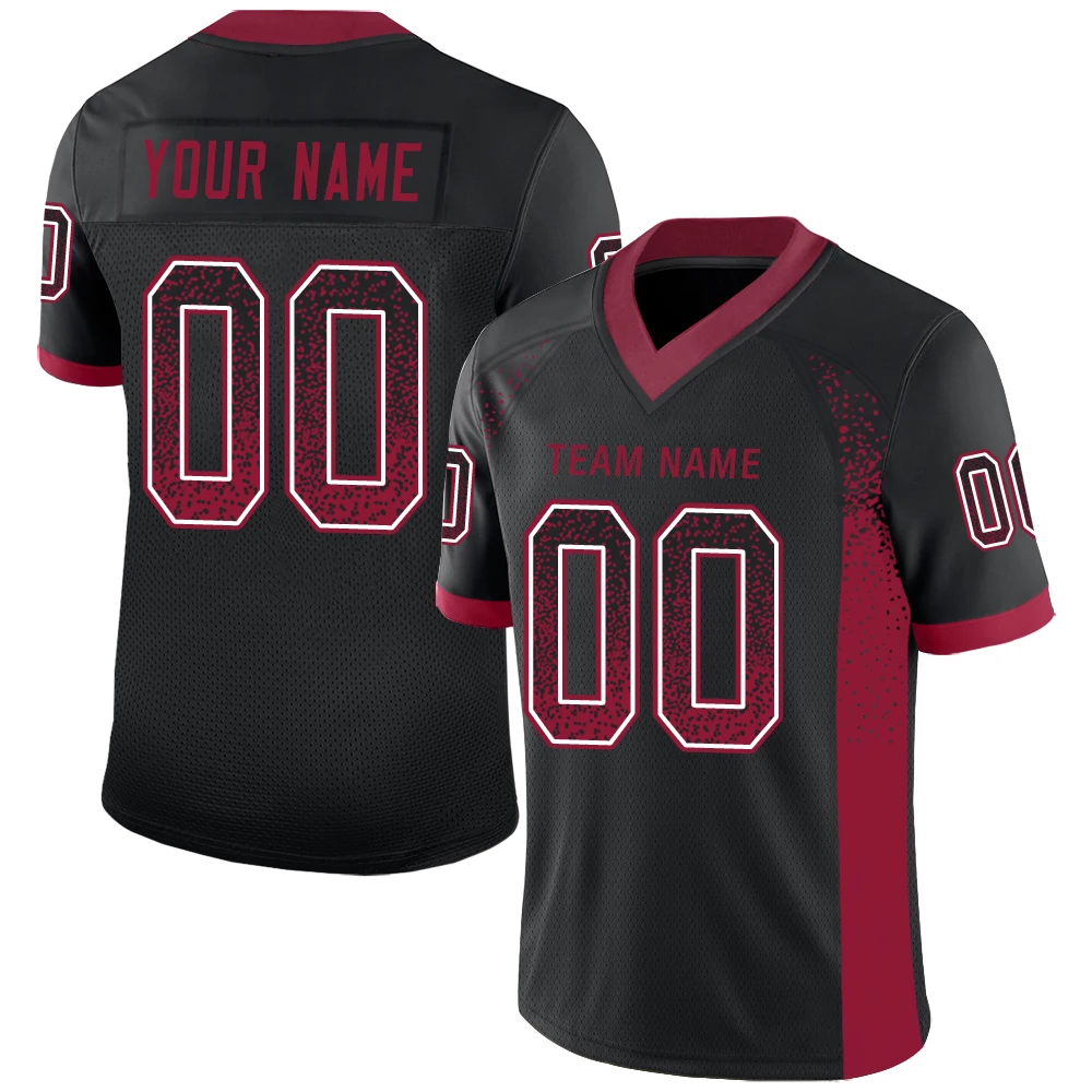 Personalized Football Jersey Directly managed store Print Team favorite A Name Breathable Number