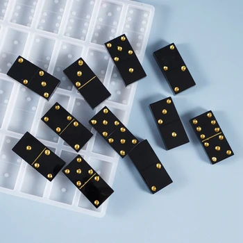 

DIY Crystal Glue Mold inoes Pai Gow Household Creative Personality inoes Tianjiu Silicone Mold