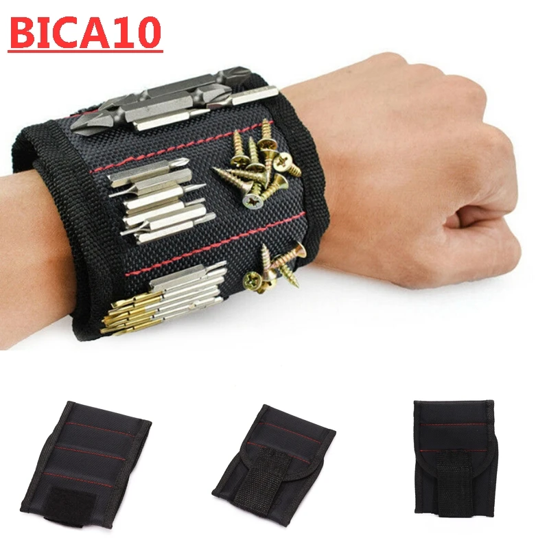 1pc Magnetic Wristband For Screws, Nails And Tools, Multi-Functional Tool  Holder For Electricians And Woodworkers