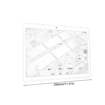 

KT107 Plastic Tablet 10.1 Inch HD Large Screen Android 8.10 Version Fashion Portable Tablet 8G+64G Gold Tablet