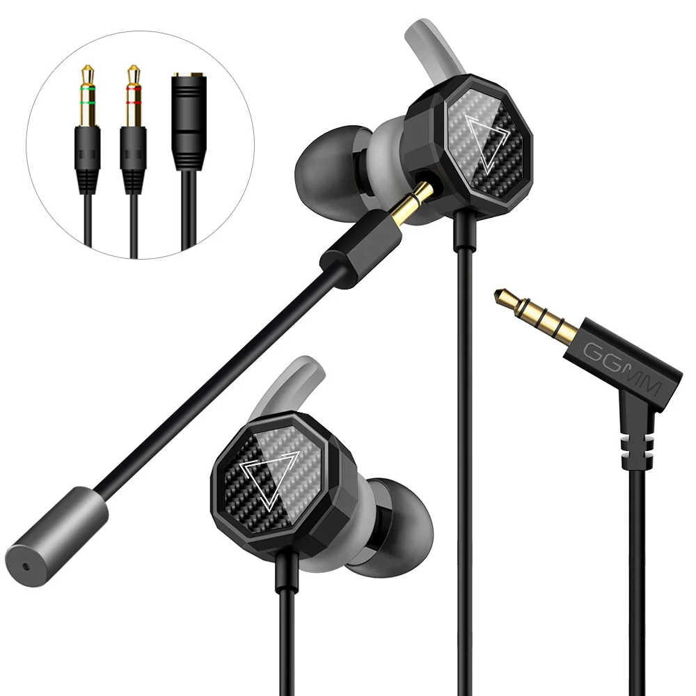 Kaufen GGMM G1 Tiefe Bass Gaming Kopfhörer Headset Mit Abnehmbaren Langen Mic Gaming Headsets Klaren Klang Für PUBG Handy PC gamer