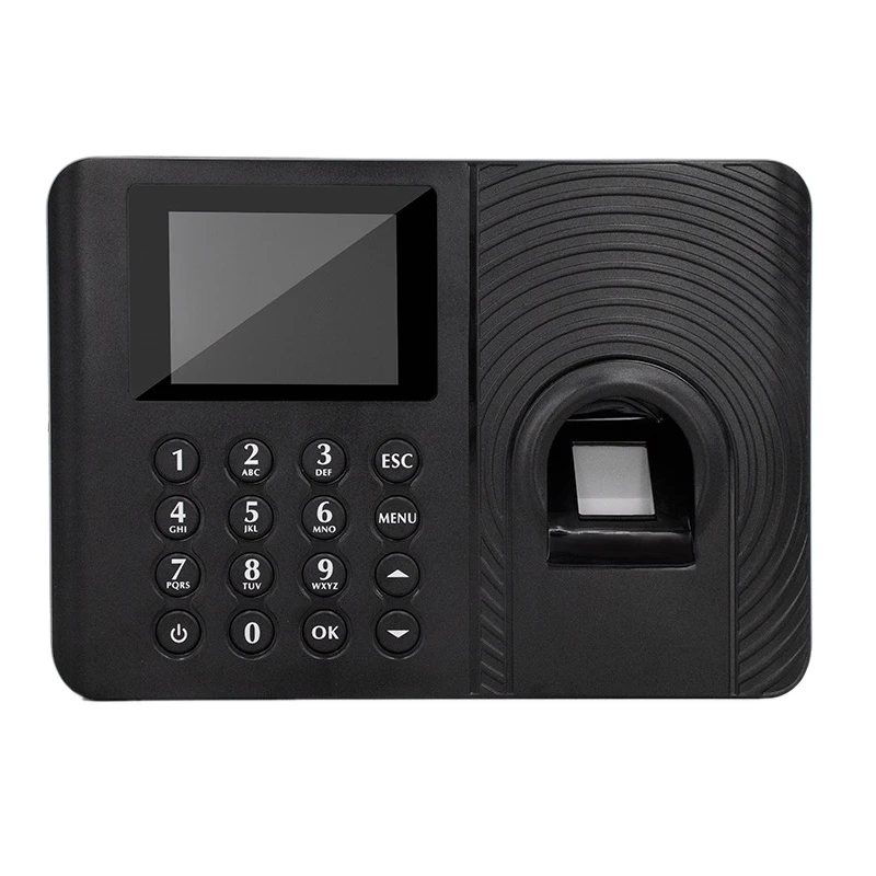 

A10 Fingerprint Time Attendance System Clock Recorder Employee Recognition Recording Device Electronic Machine(EU Plug)