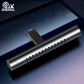 

IKSNAIL Car Air Freshener Auto Air Vent Clip Car Perfume Aromatherapy Supplies Aluminum Alloy Car Solid Aromatherapy Stick