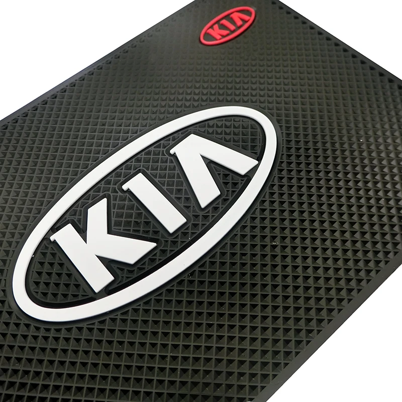 Автомобильный коврик, автомобильный внутренний телефон для передней панели, гелевые накладки для монет, двухсторонний автомобильный нескользящий коврик для Kia Cerato Sportage R K2 K3 K5