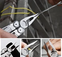 Daicamping DL12 18 In 1 Camping Multitools Clip Multi Pliers Multifunctional 7CR17MOV Folding Knife Tools Swiss Army Multi Knife 2