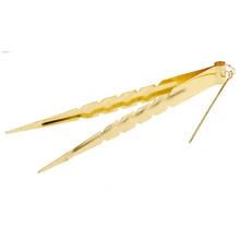 Металлический длинный уголь для кальяна щипцы зажимы для угля фиксирующие щипцы 218 мм из металла с фольгой