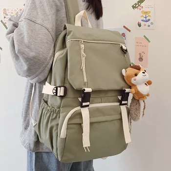

HOCODO Nylon Casual Softback 2020 Cute School Backpack Women Anti Theft Backpack For Teenage Girl High Quality Travel School Bag