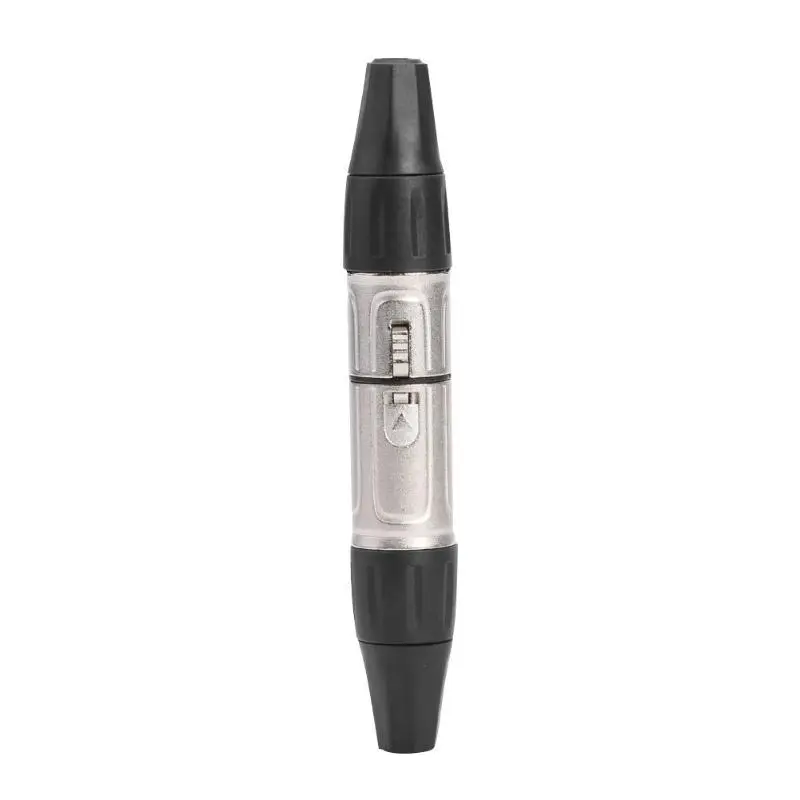 Black Прочный разъем Классический Тонкий 2 шт. XLR микрофон аудио разъем 3Pin Мужской Женский Разъем Mic XLR кабельный терминал - Цвет: Black