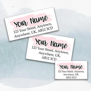 

Personalised return address stickers customised RSVP labels return to sender packaging stickers shipping Made to order address
