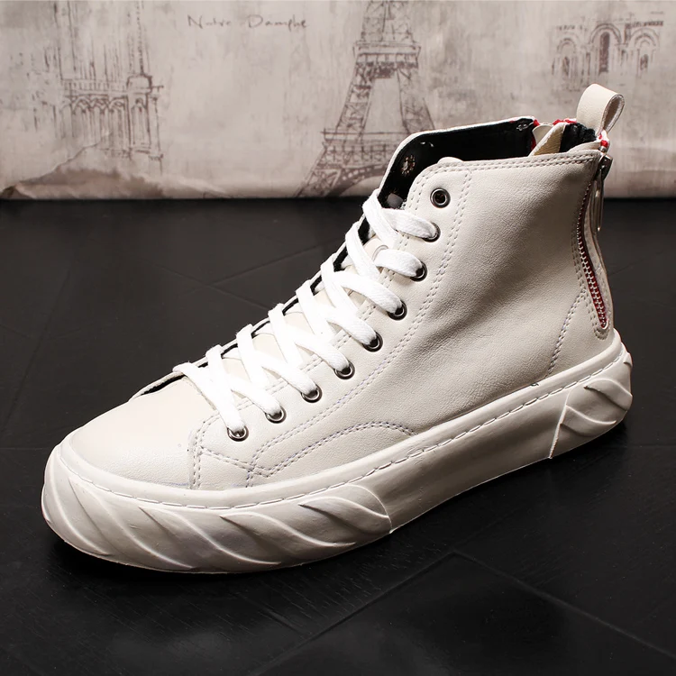 Men Casual Shoes Leather Shoes Men Spring Autumn Fashion Men Boots Fashion New Casual Leather Boots Genuine Leather Men Shoes