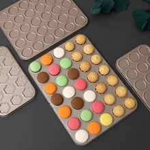 Золото Высокое качество металла выпечки Плесень многоразовые антипригарное Печенье Шоколад хлеб плесень домашний Ресторан десерт инструменты DIY MM60HB