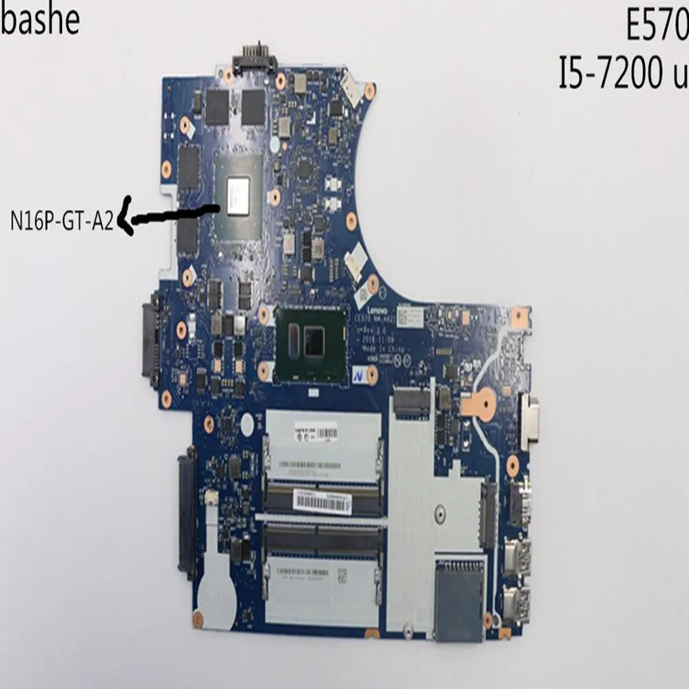 Для Lenovo Thinkpad E570 материнская плата для ноутбука I5-7200U CPU независимая графическая