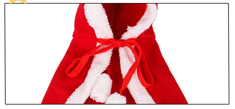 Лучший подарок, рождественский костюм для кошки, мягкое теплое пальто для собаки, вечерние, на Хэллоуин, плащ для кошек, зимняя одежда, наряды для домашних животных на год, костюм