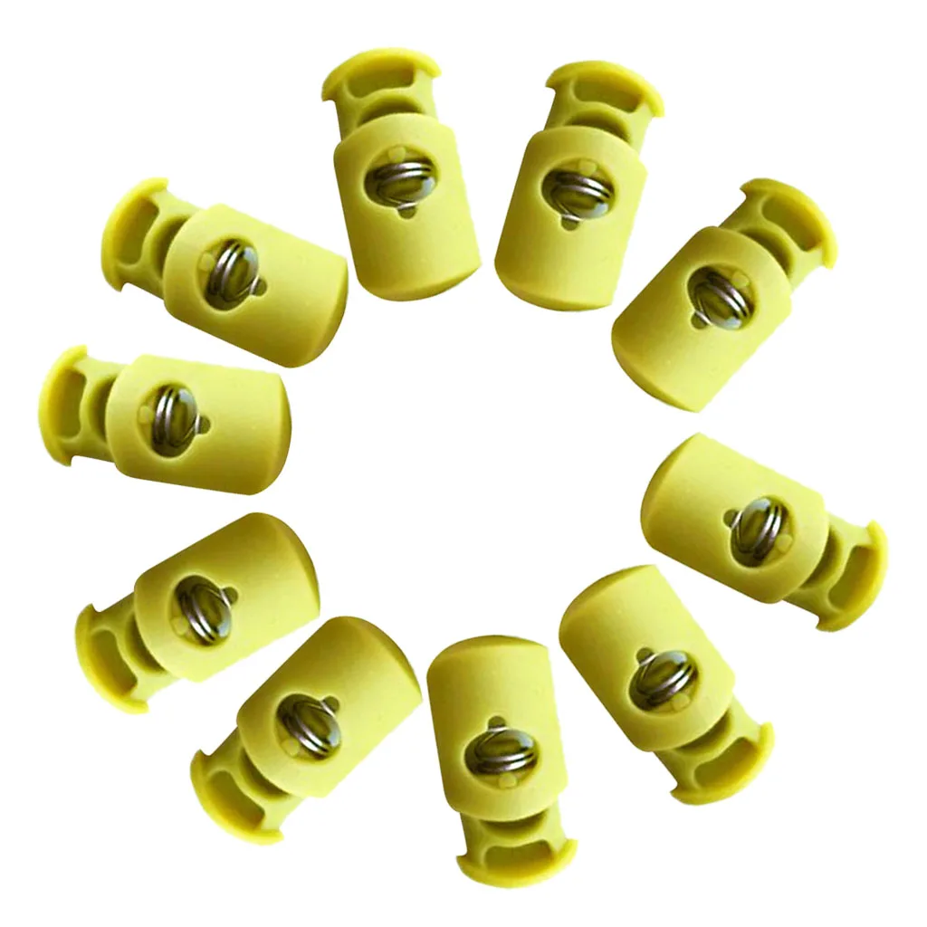 Pack Of 10pcs Barrel Cord Lock Toggle Stopper For Paracord/ Bungee Cord/ Accessory Cordage/ Drawstrings