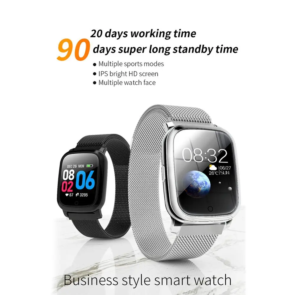 

Smartwatch 1.3" Color Screen Heart Rate Sleeping Monitoring Multi-functional Bluetooth Bracelet IP67 Waterproof