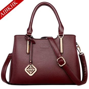 

Luxury Genuine Leather Women Handbags Women Leather Bag For Women 2020 Sac a Main Femme Ladies Hand Bags
