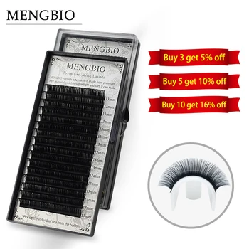 

MENGBIO mink eyelash extension Soft classic Lashes High quality Professionals individual eyelash extensions NAGARAKU Line