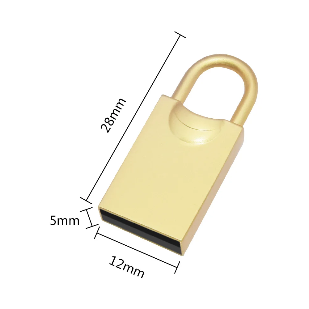 Новый милый замок USB Флешка 32 Гб мини флэш накопитель 4 ГБ 8 16 64 карта памяти Флеш