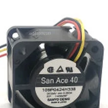 109P0424H338 Сервер охлаждающий вентилятор DC 24V 0.093A 40x40x28 мм 3 провода