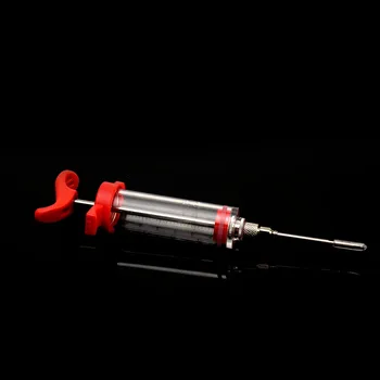 

Hot Sale Food Flavor Seasoning BBQ Meat Syringe Marinade Injector Kit Injection Gun for Pork Chicken Turkey