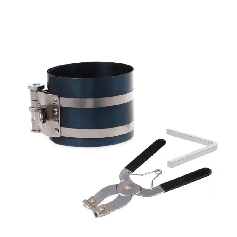 

1 Set Ratchet Style Piston Ring Compressor and Installer Pliers Remover Expander Engine Tool