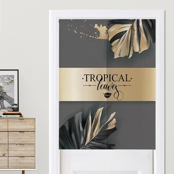 

Nordic Leaves Door Curtain Partition Curtain Bedroom Curtain Kitchen Curtain Feng Shui Curtain Noren