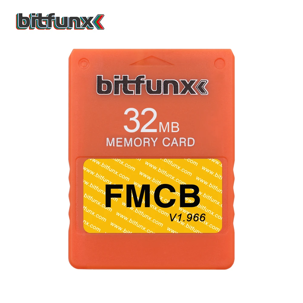 Игровая карта Bitfunx PS2 32 Мб 1 966 FMCB для Playstation2 разных цветов|Картриджи| |