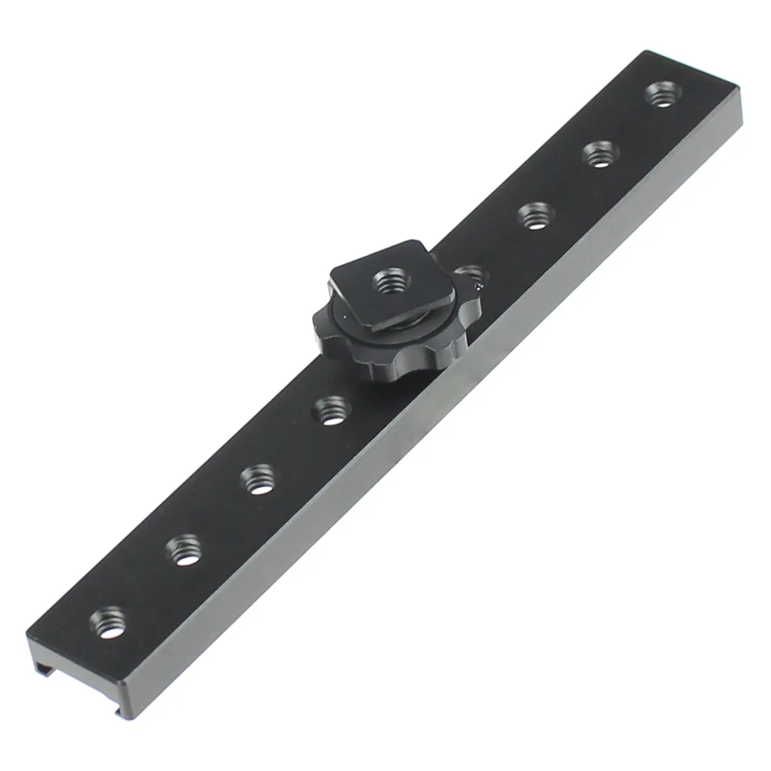 Hot Cold Shoe Extension Rail Bracket Bar 18cm 1/4" Screw Mount for Flash Speedlite Video Light Microphone for Canon Nikon Sony