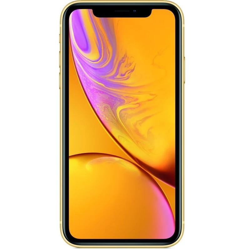 Смартфон Apple iPhone XR MRYF2RU/A 128Gb желтый 3G 4G 1Sim 6.1" IPS 828x1792 iOS 12 12Mpix WiFi NFC