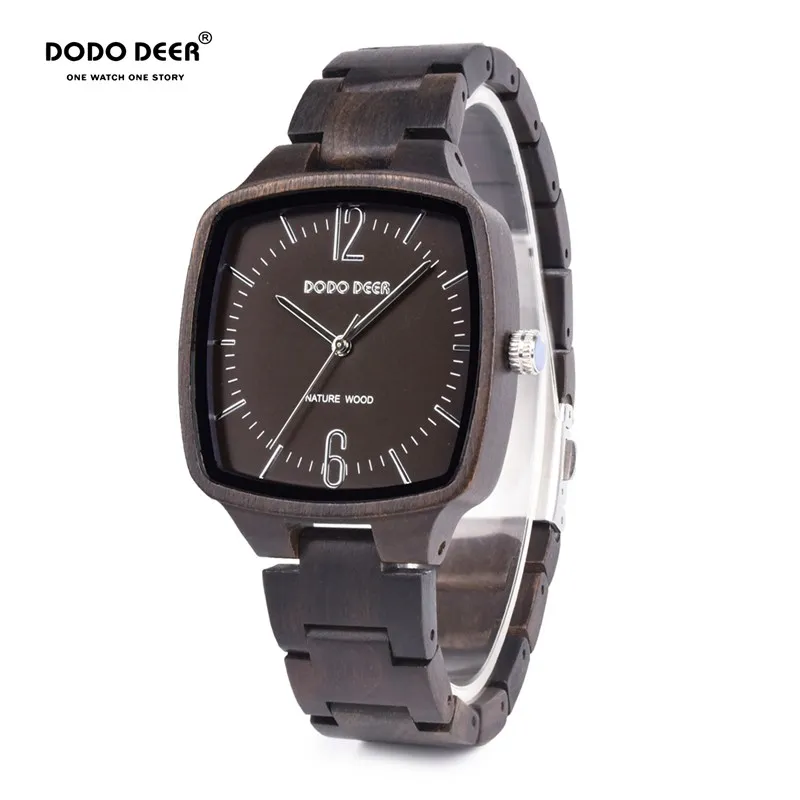 DODO DEER Retro Unisex Watch Casual Watches Women Couple Watches Military Sport Wristwatch Male Woo
