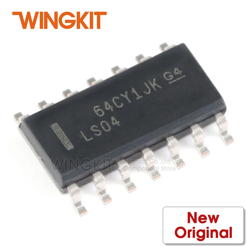 5 шт. SN74LS04DR SOIC14 SN74LS04D SN74LS04 SN74LS / LS04 SOIC-14 шестигранный инверторы | Электроника
