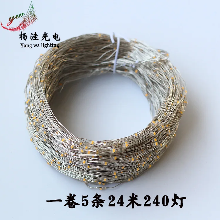 

LED Twinkle Light Organized by Copper Wire Bare Lamp Each 24 M 20 mi ping Glue Bare Lamp Semi-Finished Light Source Direct Suppl