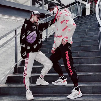 

Solid Fashion Women Harem Pants Loose Casual Trousers Women Ankle-Length Harajuku Joggers Pants