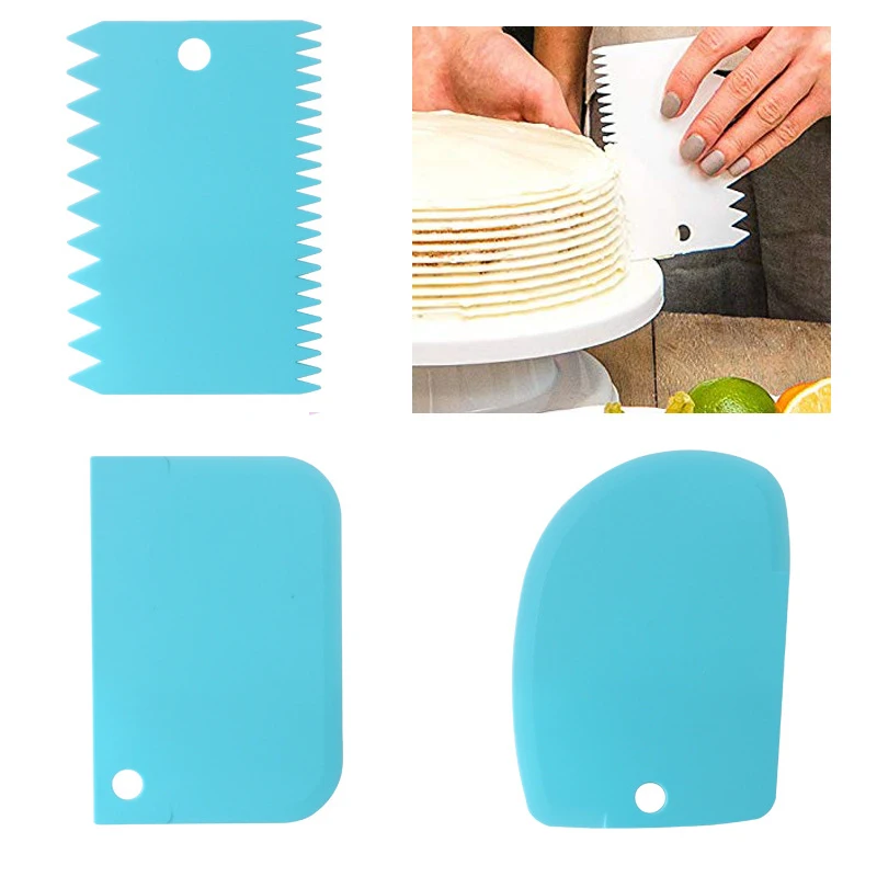 Поворотный стол для торта Сделай Сам стойка пластиковый Противоскользящий нож для теста глазурь более гладкие инструменты для украшения 10 дюймов кремовое блюдо для выпечки поворотный стол
