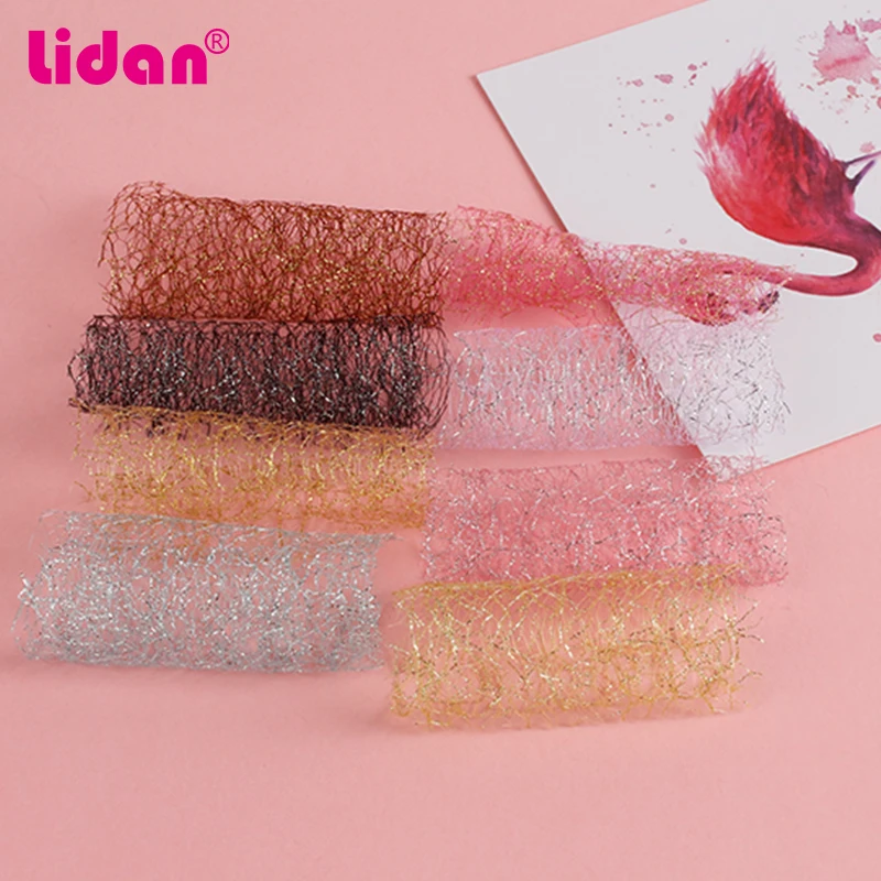 

3D Mesh Nail Sticker colorful Thin Line Tape on Nails Adhesive Polish Tips Silk Foil Sally Net Paper Decals Nail Art tools