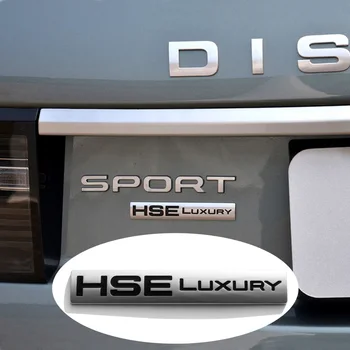 

HSE Luxury Car Badge Emblem Decal Chrome for Land Rover Discovery 4 rear tailgate LR4 LR3 3