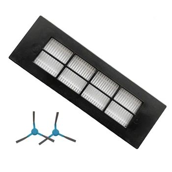 

1pcs High-Efficiency Cleaning HEPA Filter & 6 pcs Side Brush Robot er for Conga 3090 Robot Vacuum Cleaner Parts