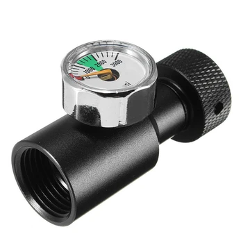 

PHFU-Carbon Dioxide Bubble Soda Machine Inflatable Joint with 3000Psi Pressure Gauge Valve Co2 Cylinder Valve