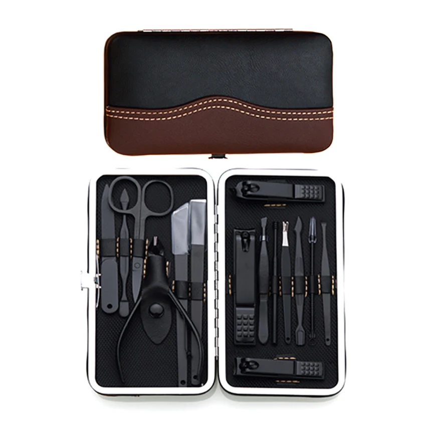 

15Pcs/set Beauty Nail Toe Clipper Cutter Trimmer Kit Stainless Steel Nail Scissors Manicure Pedicure Knife, Earpick, Nail Files