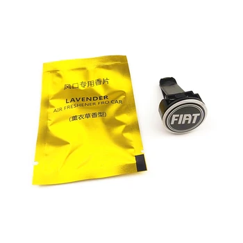 

Car-Styling car air freshener Emblems Case For Fiat Panda Bravo Punto Linea Croma 500 595 Car-Styling Badge Accessories