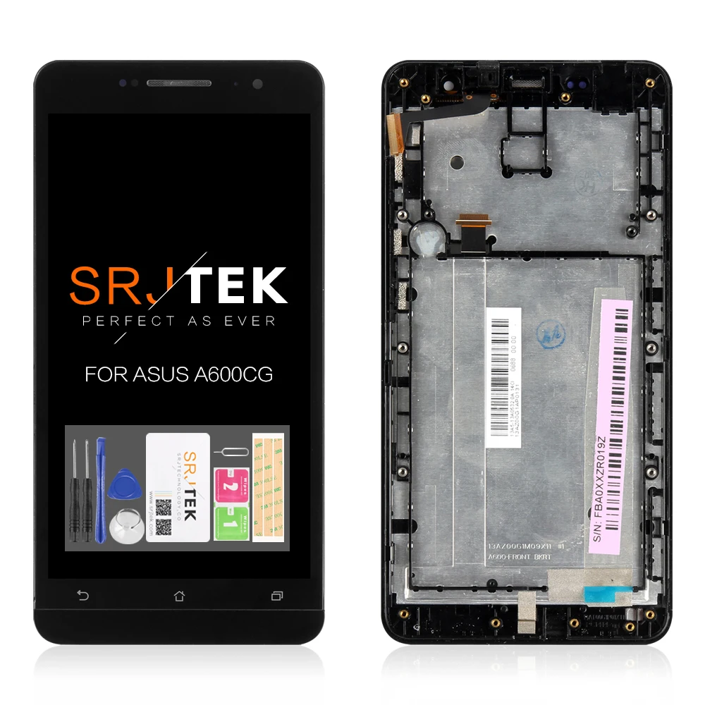 Srjtek 6 Untuk Asus Zenfone 6 A600cg A601cg T00g Lcd Display Matrix Layar Sentuh Digitizer Assembly Dengan Frame Replacement Parts Touch Screen Digitizer Display Lcd Touch Screenlcd Display Touch Screen Aliexpress