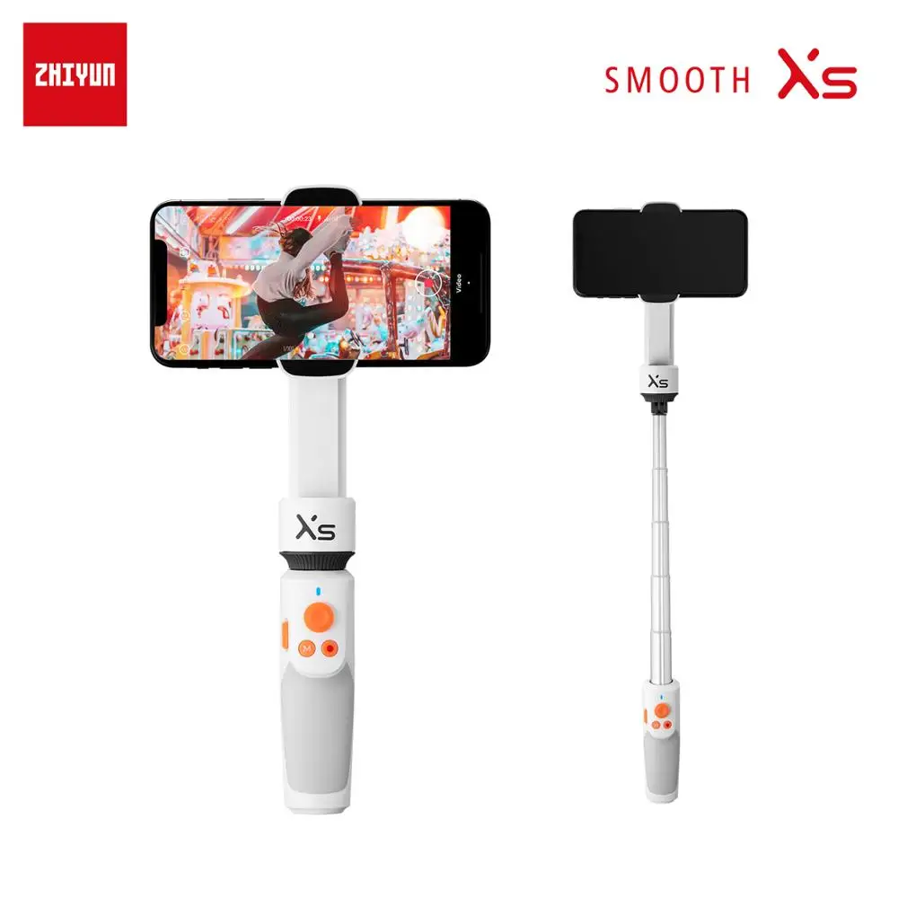 Zhiyun Smooth XS Smartphone Gimbals Selfie Stick Handheld Stabilizer Palo for iPhone 12 Pro 11 XR Huawei Xiaomi Redmi Samsung |