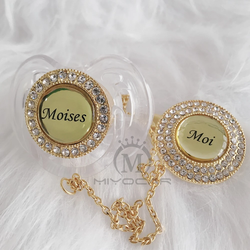 personalized bling pacifiers
