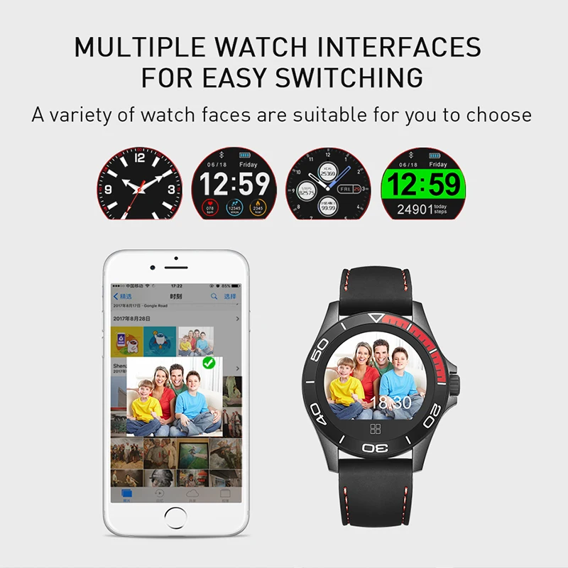 CK21 Для мужчин, модные часы Smart Watch Смарт Носимых устройств Bluetooth часы с шагомером пульсометром со смарт-браслет часы для Android/IOS
