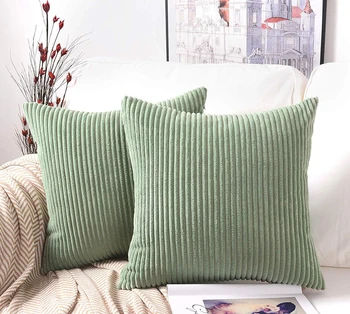 

1PCS Solid Color Pillowcase Soft Corduroy Cushion Cover Pillowcase Home Textile 8 Colors