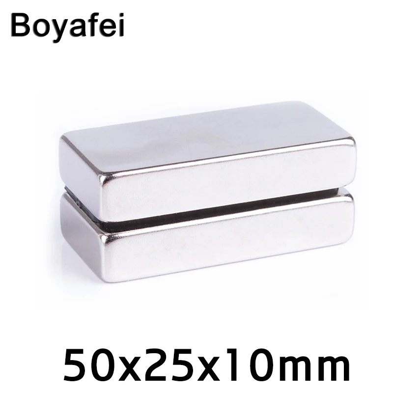 5/10/20 шт 50x25x10 мм N35 большой супер сильный блок 50*25*10 Магнитный Магнит двойной