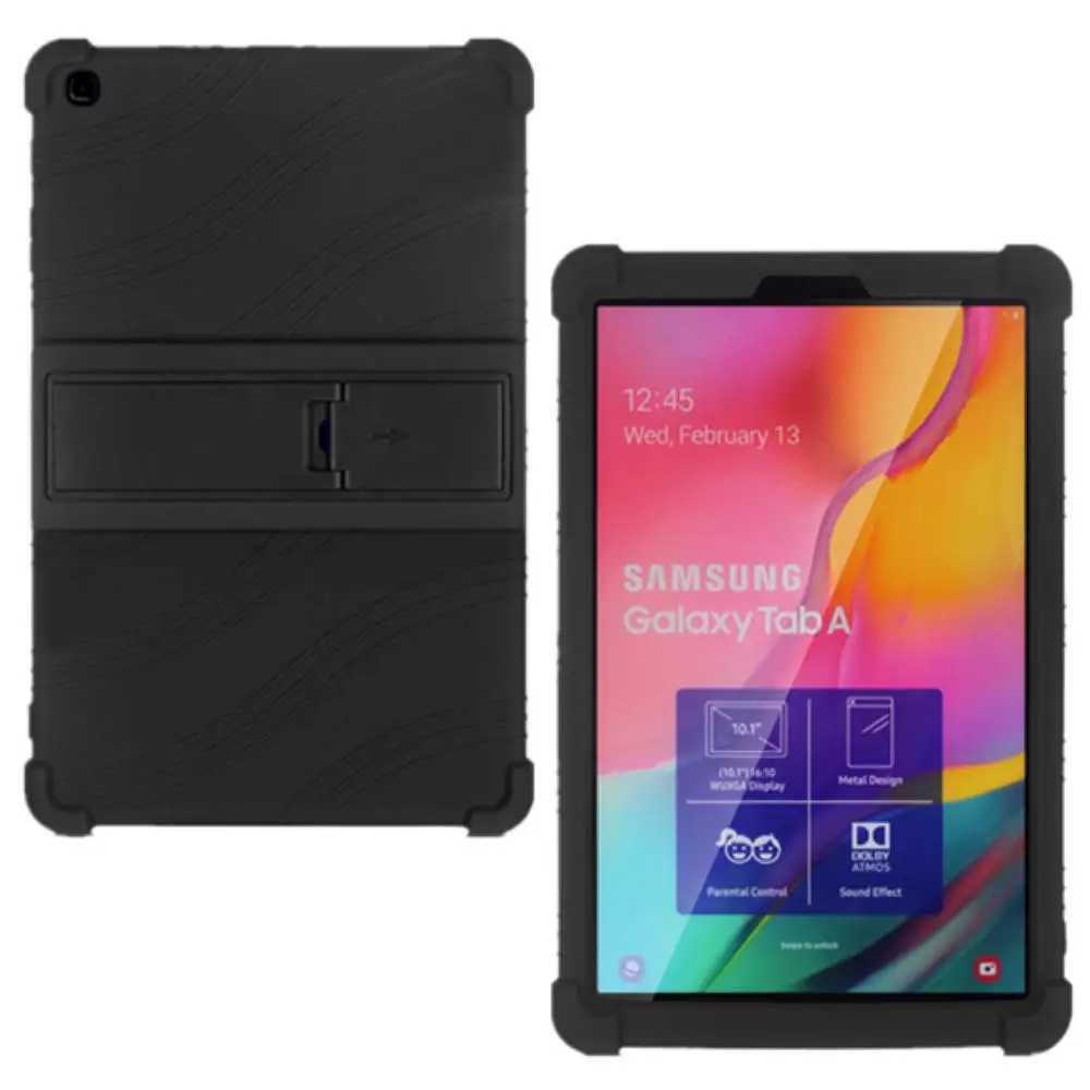 Силиконовый чехол для Samsung Galaxy Tab A 10 1 2019 детский T510 T515 фотоблесток с подставкой